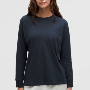 NWT Lululemon All Yours Long-Sleeve Shirt True Navy Size 4